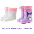thumbnail image 1 of Botas de lluvia Sanrio a media pantorrilla para niños, Botas de lluvia de verano antideslizantes y resistentes al desgaste con fondo suave de dibujos animados de Kuroko para niñas de guardería, 1 of 5