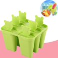 thumbnail image 2 of BNNG Silicone Popsicle Molds, Ice Pop Molds, Storage Container for Homemade Food, Kids Ice Cream DIY Pop Molds - BPA Free New Ice Lattice Ice Ice Ice Grinder Ice Lolly Bear Head Ice, 2 of 9