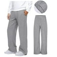 thumbnail image 4 of Boys Girls Sweatpants Summer Casual Pants for Boys Girls Baggy Pants with Pockets Grey Sweatpants for Boys Girls Pants Size 7-8 Years, 4 of 9