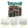 thumbnail image 4 of Racoon & Opossum Lover Trash Eater Garbage Truck Team Trash Throw Pillow, 4 of 5
