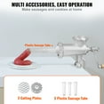 thumbnail image 5 of VEVOR Manual Meat Grinder Heavy Duty Cast Iron Meat Grinder & Steel Table Clamp, 5 of 9