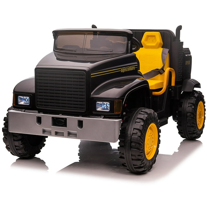 24V Kids Ride On Tractor Car with Remote Control & 2 Seater, 400W Motor