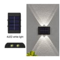 thumbnail image 4 of Inteprter 2 piezas de luz solar de pared ABS portátil decorativa a prueba de sol alimentada por batería recargable lámpara de jardín al aire Iluminación y accesorios 4 perlas blancas, 4 of 6
