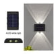 thumbnail image 4 of Inteprter 2 piezas de luz solar de pared ABS portátil decorativa a prueba de sol alimentada por batería recargable lámpara de jardín al aire Iluminación y accesorios 4 perlas blancas, 4 of 6