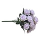 thumbnail image 3 of Cateissary Un ramo de 12 cabezas de rosas artificiales, flores de seda de imitación, decoración de boda, flores para decoración del hogar Flores artificiales púrpura, 3 of 6