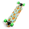 thumbnail image 1 of Skin Decal Compatible With Blitzart Huracane 38" Electric Skateboard Orange You Glad, 1 of 5