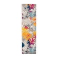 thumbnail image 2 of World Rug Gallery Abstract Contemporary Multi 2'x10' Indoor Runner Rug, 2 of 7