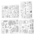 thumbnail image 2 of Sellos transparentes regalos hechos a mano reciclados Sellos transparentes de bricolaje para álbumes de recortes ANGGREK Otros, 2 of 8
