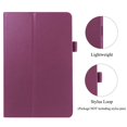 thumbnail image 5 of Funda Ekvinor Galaxy Tab E 9.6 - Funda De Cuero Delgada Con Función Atril Para Tableta Samsung Galaxy Tab E De 9,6 Pulgadas (Se Adapta A Todas Las Versiones Sm-T560 T561 T565 Y Sm-T567V) - Púrpura, 5 of 5