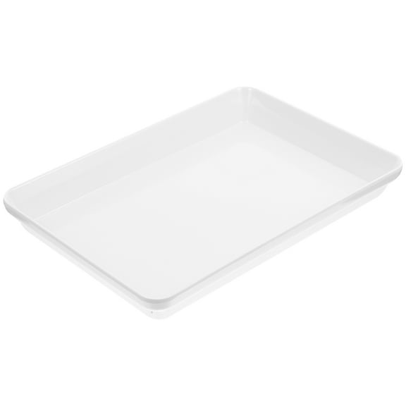 TABLZONE White Serving Plates for Home Use Perfect for Buffets and Parties Rectangle Shape 12.5 x 8.5 inches