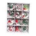thumbnail image 4 of 12 piezas de adornos de bolas de Navidad, adornos decorativos, diseño de escena, accesorios de fiesta, irrompibles para restaurante, bar, sala de Un conjunto, 4 of 10
