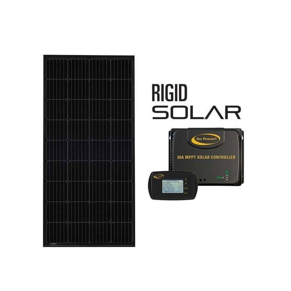 Go Power 83315 Gp-eclipse-200: 200w Black Solar Ki