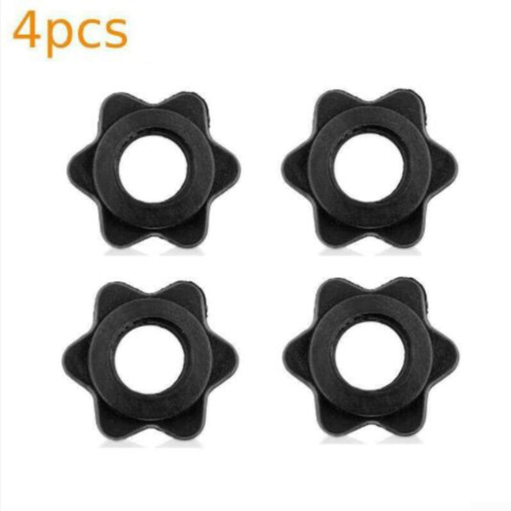 Weight Check Nut Barbell Bar Clips Spin Lock Screw Dumbbell Spinlock Collars 4PC 