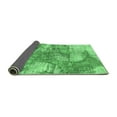thumbnail image 2 of Ahgly Company Indoor Rectangle Abstract Emerald Green Modern Area Rugs, 7' x 9', 2 of 4