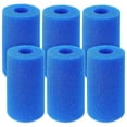 thumbnail image 1 of 6 Pack Type A Filter Sponge Swimming Pool Replacement Filter Pump Cartridge Reusable Washable Foam Pool Filter Sponge Pool Spa, 1 of 5