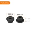 thumbnail image 2 of Uxcell 8Pack Silicone Rubber Grommets 3/4" Drill Hole 3/8" ID Top Hat Hole Plug Grommet, 2 of 6