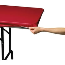Creative Converting Stay Put Tablecover Red, 29" X 72"