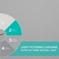 thumbnail image 6 of Exclusive Home Curtains Indoor/Outdoor Solid Cabana Tab Top Curtain Panel Pair, 54x132, Cloud Grey, 6 of 13
