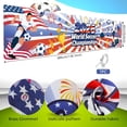 thumbnail image 2 of World Cup Soccer 2026 Backdrop Banner, World Cup Soccer Banner Flag for America, US Fabric Flag Banner Background for Garden Table Wall Indoor Outdoor Home Party Decorations, 2 of 7