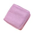 thumbnail image 4 of Bolsa de pana para el período, bolsa de maquillaje, regalos multifuncionales, mini bolsas de cosméticos reutilizables. Púrpura, 4 of 8