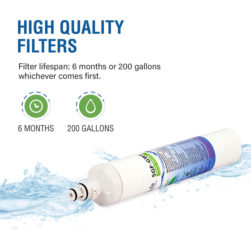 Swift Green Filters SGF-GWF Compatible Refrigerator Water Filter for GWF, RPWF, PFE29P,( 1 Pack)