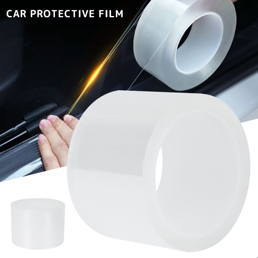 3m Car Protection Film 3m Clear Protective Film Self Adhesive Car Protection Film Clear Car Vehicle Wrap Paint Protection Film Car Body Protector Sticker for Mirror Font and Rear Bumpers 20cm*3m 