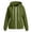 Army Green, variant on Women’s Zip‑Up Hooded Drawstring Sweatshirt , Fall Winter Long Sleeve Hoodie with Pockets, Women's ,Size L-5XL