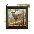 thumbnail image 2 of Wild Wings 5386497002 Stained Glass Art, 9-inch Square (in Prime Whitetail Deer), 2 of 2