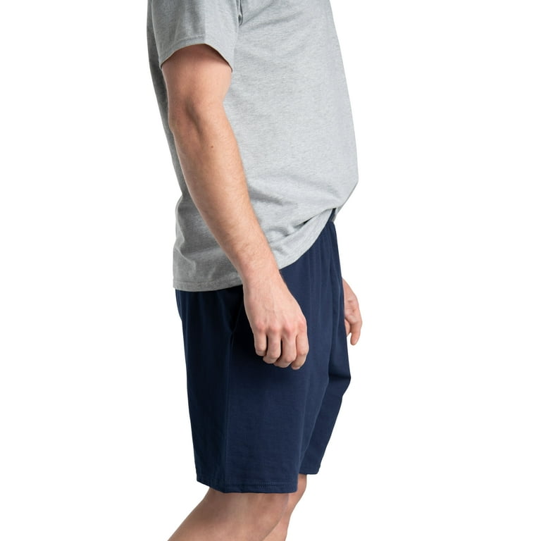 Fruit of the Loom Men's EverSoft Cotton Shorts with Pockets,