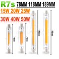 thumbnail image 1 of Tubo de vidrio LED R7s COB de alta potencia, reemplazo de lámpara de luz halógena, 118mm, J118, 78mm, J78, AC1110V, 120V, 130V, 220V, 230V, 240V, 1 of 3