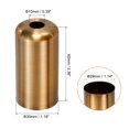 thumbnail image 2 of Uxcell Decorative Lamp Base Holder Cover Sleeve E14 Lamp Socket Cup Gold Bronze 6 Pack, 2 of 6