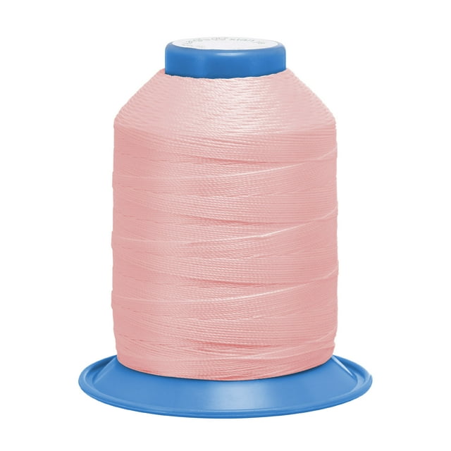 Unique Bargains Fil de Polyester Collé Rose Pâle, Extra Résistant, 710 Verges