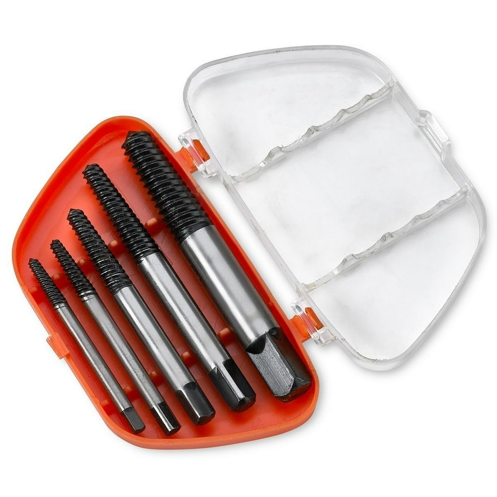 Screw Extractor 5 Piece Set Heavy Duty And Durable Screw Remover