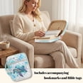 thumbnail image 4 of Garronmavis Blue Sea Turtle Bible Covers for Women with Handle Quilted Bible Cover Multifunctional Bag Bible Study Supplies Book Protector Gift for Christian, 4 of 7