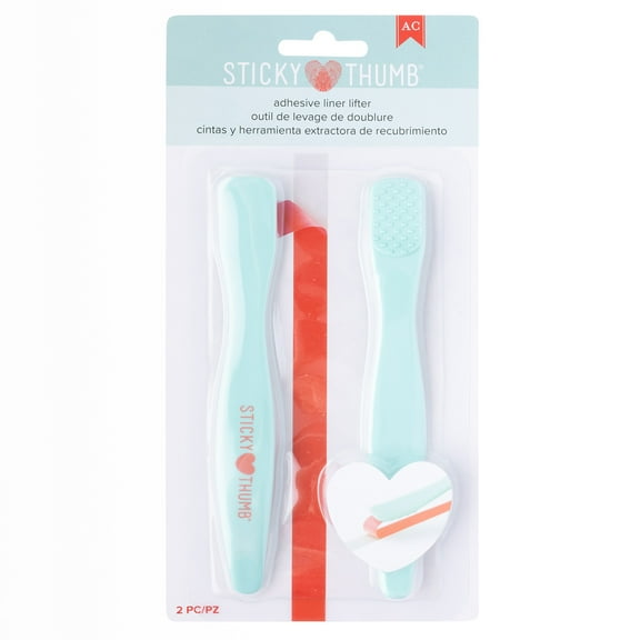 Sticky Thumb Adhesive Lining Remover-2/Pkg