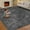 Solid Gray, variant on Soft Area Rugs for Room 5x7 Black, Fluffy Furry Shaggy Fuzzy Area Rug, Anti-Skid Rectangular, High Pile Soft Throw Rug for and Room, Decor Aesthetic