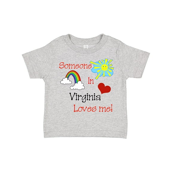 Inktastic Someone in Virginia Loves Me Boys or Girls Toddler T-Shirt
