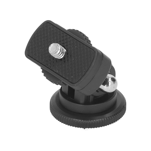Adaptadores De Zapata Micro SLR, Adaptadores De Zapata Con Orificio Para Tornillo De 1/4 Pulg. ABS Con Inclinación De 180 Grados Para Fotografía