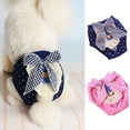 thumbnail image 2 of Washable Pet Briefs Diaper - Bow-Knot Decoration - Cotton Shorts - Anti-Harassment Physiological Pants for Dogs, 2 of 8