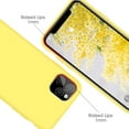 thumbnail image 3 of HAHDAXIA Abitku Compatible with iPhone 11 Pro Max Case 2019, Liquid Silicone Soft Gel Rubber Full Coverage Body [with Screen & Camera Protection] Shockproof Drop Case Cover 6.5 inch (Yellow), 3 of 7