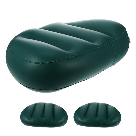 BESTOYARD 3Pcs Inflatable Dark Seat Cushion with PVC Material Ergonomic Design for Outdoor Use