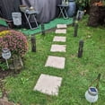 thumbnail image 3 of Hyasfey Pierre de Marche Extérieure Résistante aux Intempéries pour Jardin, Cour, Pelouse, Patio, Pierre Décorative pour Allée, Sentier, Pavé, Ronde, Carrée, Hexagone, Pierre d'Aménagement Paysager, 3 of 8