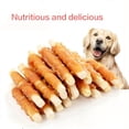 thumbnail image 3 of 200g/400g(7.05oz/14.1oz) Chicken Wrapped Milk Calcium Stick, Dog Treats For Small, Medium, & Large Dog - Made With Chicken And Milk, Healthy, Easily Digestible, 3 of 9