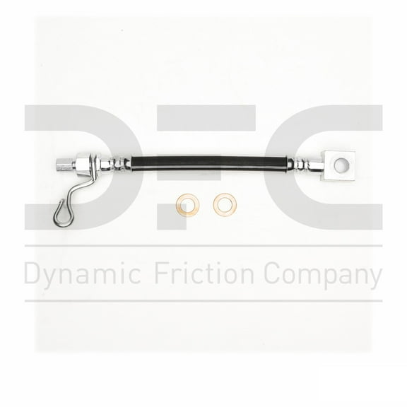 Rear Lower Right Dynamic Friction Company Brake Line Hose 350-40269 For 2004-2006 Dodge Ram 1500