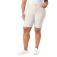 thumbnail image 1 of Shorts para mujer Gloria Vanderbilt Amanda Bermuda de tiro alto 28 cm, 1 of 1