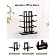 thumbnail image 2 of Wood Wine Rack Modern Simple Wooden Wine Storage Shelf Natural Solid Wood Wine Bottle Holder, 2 of 8