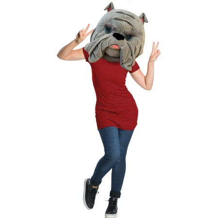 Rubie’s Plush Bulldog Head Cosplay Halloween Accessory