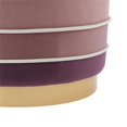 thumbnail image 4 of Binsa Velvet Ottoman, Blush, 4 of 6