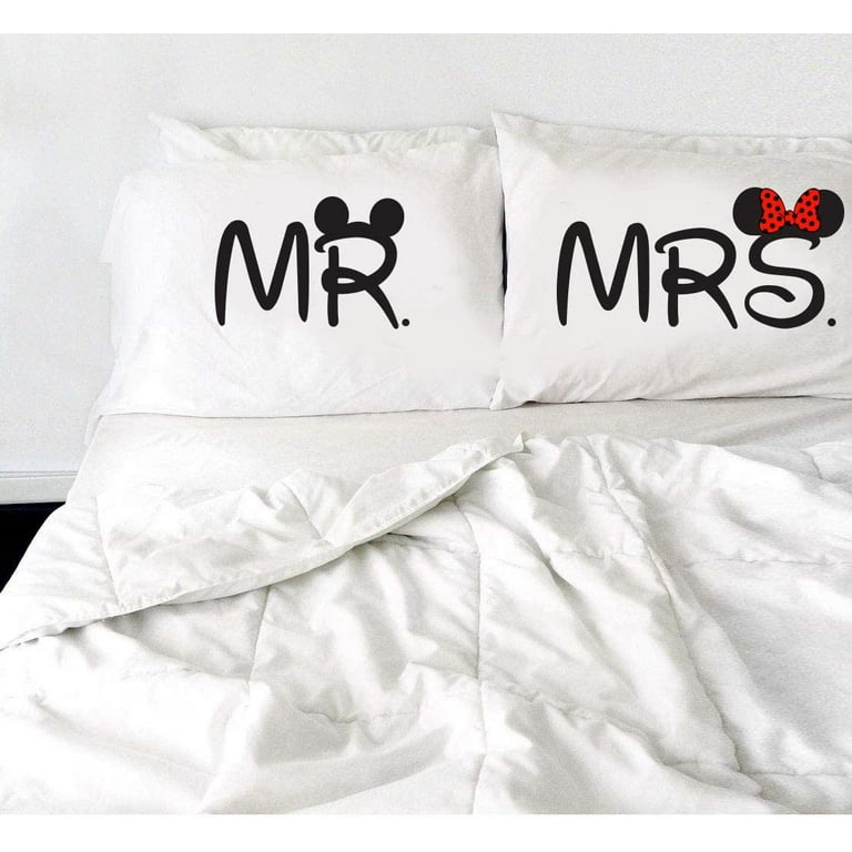 Mr and top mrs pillows walmart