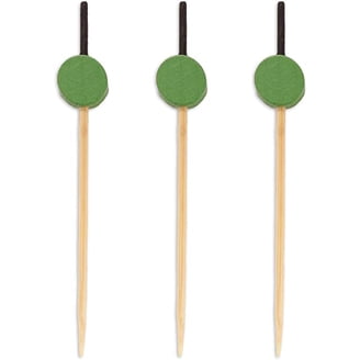 Bamboomn Premium decorative Tulip End cocktail Fruit sandwich Picks spiedini per Catered eventi, vacanza, ristoranti o buffet party supplies – 9 ,9 cm – 1003001,000 pezzi 3.9 Mocassini eleganti da